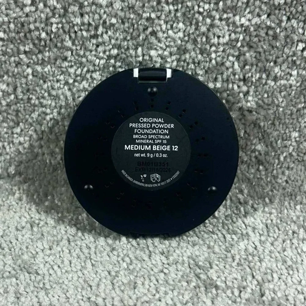 bareMinerals Original Pressed Powder Foundation Medium Beige 12 SPF 15 0.3oz